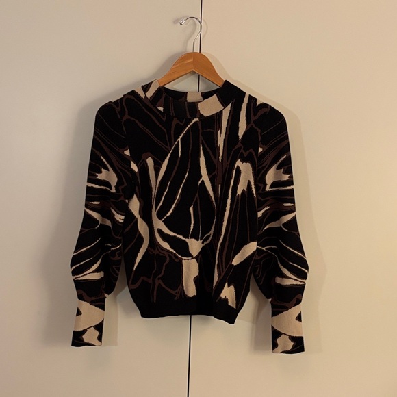 Ted Baker London Mariela Abstract Knitted Jumper - Picture 2 of 9